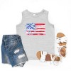 The Juniper Shop Watercolor Flag Coquette Youth Tank Top - 2 of 4