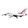 Lockheed F-16C Fighting Falcon Fighter Aircraft "Thunderbirds #1" (2017) US Air Force 1/72 Diecast Model by Hobby Master - 3 of 4
