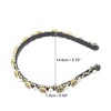 Unique Bargains Women's Bling Faux Pearl Sparkle Rhinestone Padded Headband 0.59 Inch Wide 1 Pc - 4 of 4