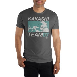 Kakashi Hatake Team 07 Anime Men's Black T-Shirt Tee Shirt - 1 of 1