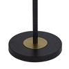 360 Lighting Downbridge 67 1/2" Pleated Shade and Black Floor Lamp - 4 of 4