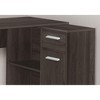 PAGED Simple Modern Computer Desk, L Shaped Home Office Desk with Storage Drawer, Cabinet and 2 Shelves for Office - 3 of 4