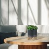 VisioGear Dotted Planterr with Stand, Plant Pots for Living Room, Bedroom, Black, 8"*8"*10" - 2 of 4