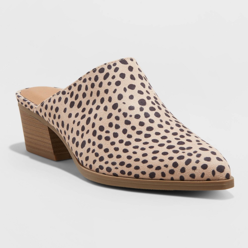 Women's Tobi Leopard Print Heeled Mules 
