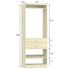 Aheaplus Freestanding Closet Organizer with Drawers and Shoe Rack, Walk-In Closet System with Hanging Rods - 4 of 4