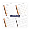 One-Day-Per-Page Planning Notebook, 9 x 6, Dark Brown/Orange Cover, 12-Month (Jan to Dec): 2025 - 4 of 4
