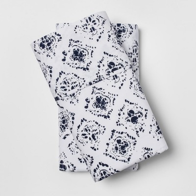 Organic Pillowcases Standard Navy 300 Thread Count Threshold