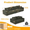 RISOKEYS Upholstered Sofa - Cloud Couch with Deep Seat and Soft Pillows, Convertible Sofa Lounge Chair for Living Room, Bedroom - 3 of 4