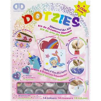 49PCS,5D Diamond Painting Kits for Kids,Diamond Dotz Kits,Mini
