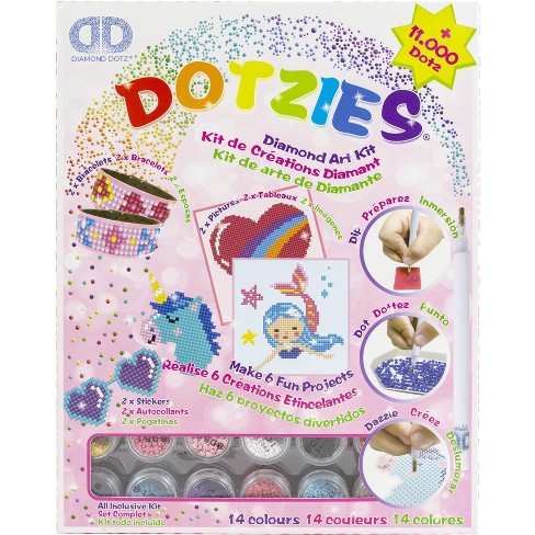 Diamond Dot Kitz Dotzies Sticker Cool Girl 3pc