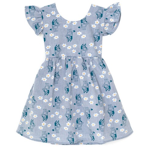 Bluey Girls Mesh Cosplay Dress Toddler : Target