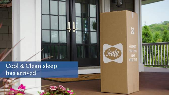 Sealy 12" Memory Foam Mattress-in-a-Box with Cool & Clean Cover , 2 of 7, play video