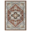 Modern Washable Area Rug for Living Room, Vintage Throw Soft Rug with Non Slip Backing, Low Pile Stain Resistant Indoor Carpet for Home - 3 of 4