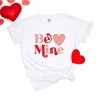 Simply Sage Market Women's Be Mine Heart Bold Short Sleeve Garment Dyed Tee - 2 of 4
