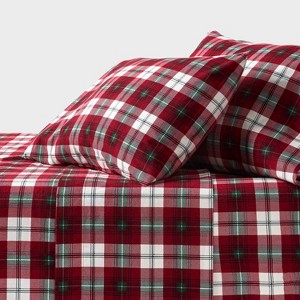 Ultra Soft Holiday Flannel Sheet Set - Threshold™ - 1 of 4