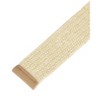 INSPIRE CHIC Women's Straw Rattan Oval Wooden Buckle Elastic Woven Wide Stretch Belts - 3 of 4