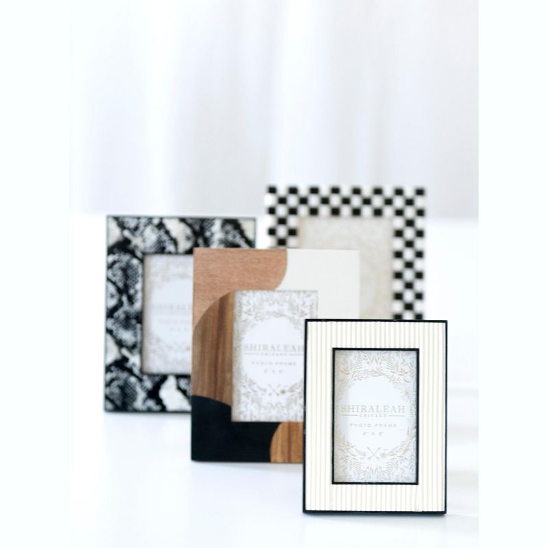 Shiraleah Black Snake Print 4x6 Picture Frame, 4 of 6