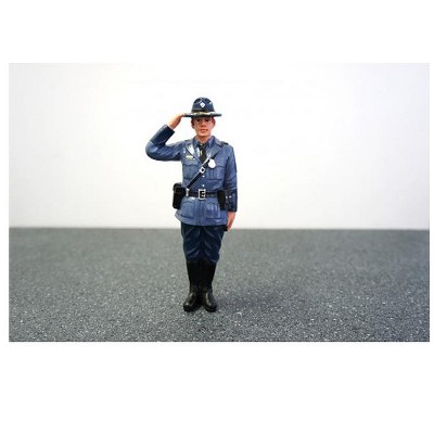 State Trooper Brian Figure For 1:24 Diecast Model Cars by American Diorama