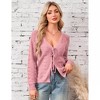 Clearlove Cardigan Sweaters for Women Cropped Tie Front Lightweight Cardigan Long Sleeve Chic Fall Shrugs - 2 of 4