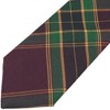 INSPIRE CHIC Plaid Woven Self-tied Striped Skinny Necktie 2.8" for College Graduation Campus 1 Pc - 4 of 4