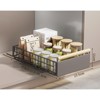 Acekool Metal Telescopic Extendable Kitchen Drawer Organizer with Wooden Handle – Deep Drawer Storage with Silent Glide, No Drilling - 2 of 4