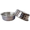 Country Living Set of 2 Hammered Stainless Steel Dog Bowl – Textured, Durable, Stylish & Functional for Medium to Large Breeds - 3 of 4