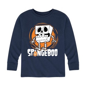 Boys' - SpongeBob SquarePants - Spongeboo Long Sleeve Graphic T-Shirt - 1 of 4