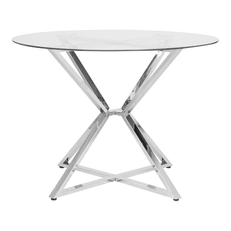 Kenlina Round Dining Table with Glass Top - miBasics, 5 of 6