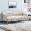 Christopher Knight Home Adelia Contemporary Tufted Sofa Beige: Modern Upholstered, 3-Seater, Wood Frame - 2 of 4