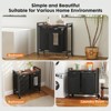 ALEXOUN Laundry Hamper With 2 Pull-Out Removable Sorter Bags 2 * 11.2 Gal Capacity, Movable Wheels, Freestanding Clothes Basket Organizer In Bathroom - 4 of 4