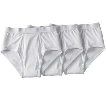 Jack & Jill Boxers for Men - White Men's Boxer Briefs with Functional Fly -  Seamless Waistband - Mens Briefs 100% Cotton - 2 Pack (Small) at   Men's Clothing store
