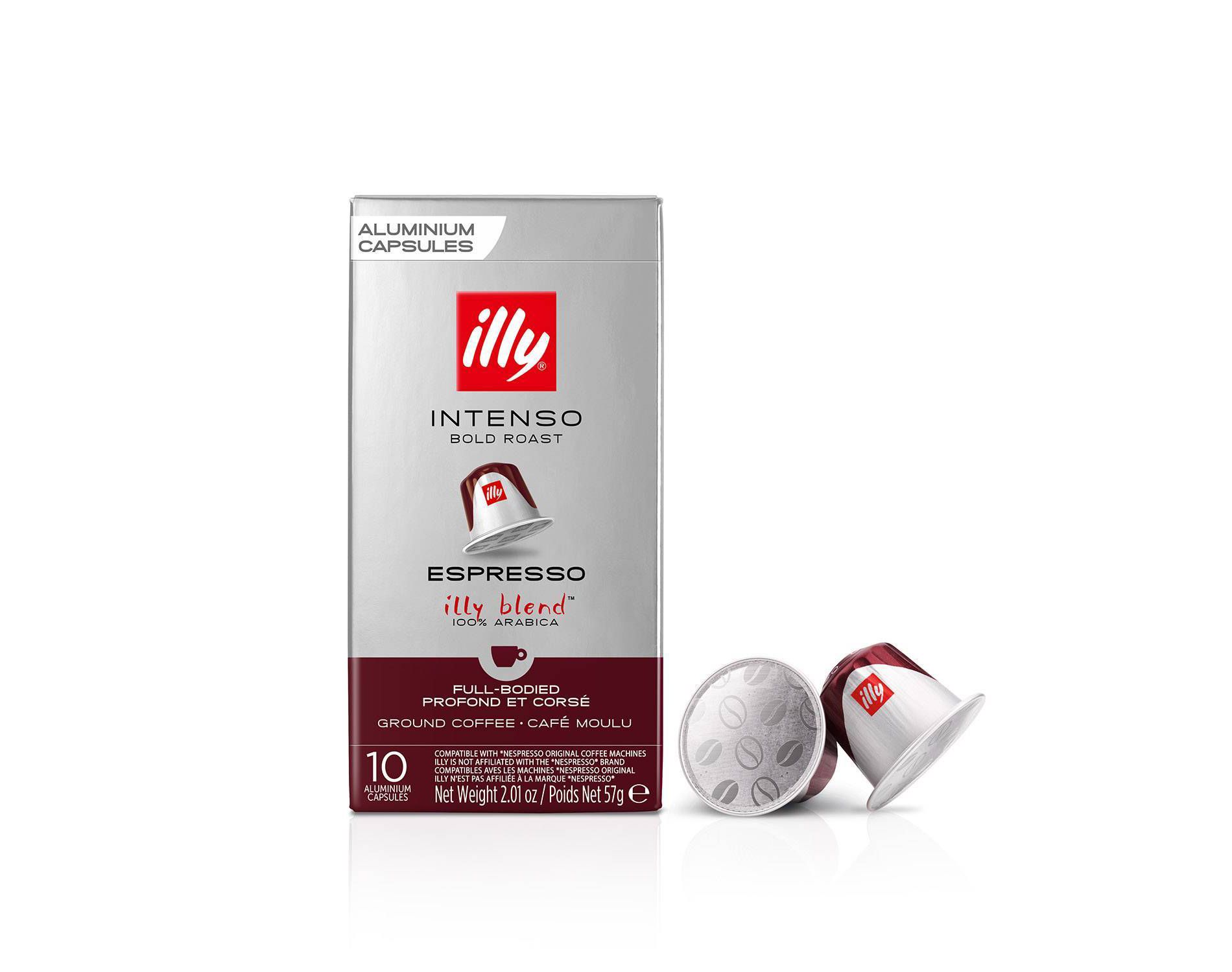 illy Intenso Nespresso Compatible Aluminum Coffee Capsules - 10ct