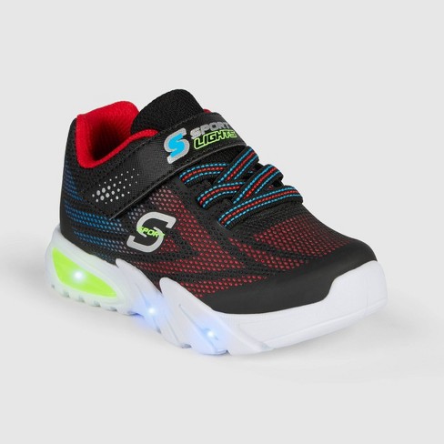 Regenerador hablar recoger S Sport By Skechers Toddler Boys' Rylan Light-up Sneakers - Red 12t : Target
