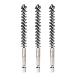 Unique Bargains Stainless Steel Cleaning Tools and Accessories Durable 1/4 Inch Hex Bore Brushes - 1 of 4