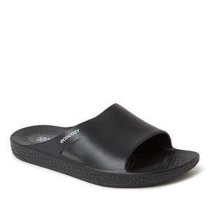 Dearfoams EcoCozy Men's Sustainable Comfort Slide Sandal - 1 of 4