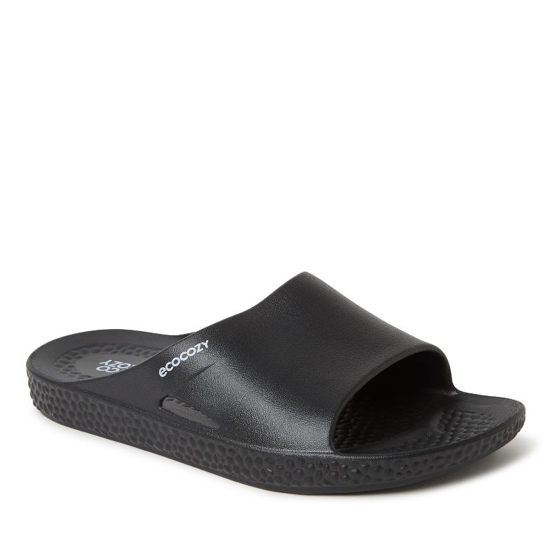 Dearfoams EcoCozy Men's Sustainable Comfort Slide Sandal, 1 of 6