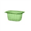Eco-Products 16 oz Rectangle Deli Container & Lid Compostable Green PLA - Case of 300 - 2 of 3
