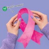 Big Dot of Happiness Pink Ribbon Garland Banner, Breast Cancer Awareness Support Decor, 30 Feet of Cord, 15 Double-Sided Pink Ribbon Pieces - 3 of 4