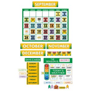 Eureka® Crayola® Calendar Bulletin Board Set - 1 of 3