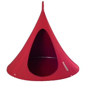 The Hamptons Collection 48” Red Children’s Bonsai Cacoon Chair with Hanging Hardware - 1 of 2