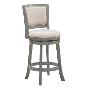 Inspire Q Falia Upholstered Back Counter Height Barstool - 1 of 4