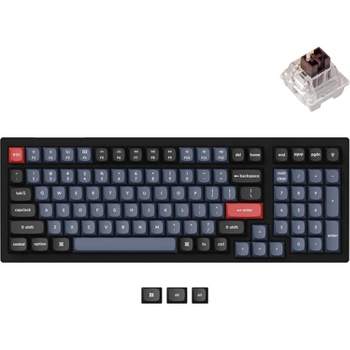 Keychron K4 Pro Wireless Mechanical Keyboard, Hot-swappable Brown Switches, Programmable, RGB Backlit for Mac Windows Linux - Black