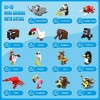 30-Pack Animal Building Blocks Party Favors, 867-Piece Classroom Prizes and Goodie Bag Fillers for Kids Ages 6+ - 4 of 4