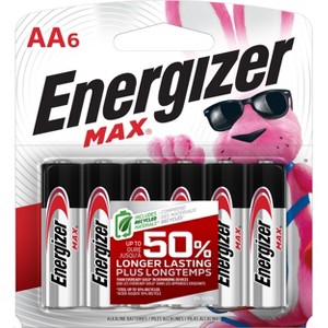 Energizer Max AA Batteries - Alkaline Battery - 1 of 4