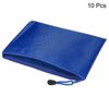 Unique Bargains Waterproof Cloth Zipper Home Office Travel File Bags 10 Pcs - 3 of 4
