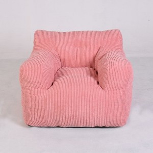 Vynxaria Bean Bag Seats - Pink Tufted Sofa Chair for Living Room & Bedroom - 1 of 4