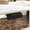 FUFU&GAGA L-Shape White Wooden Computer Desk Adjustable Height - 4 of 4