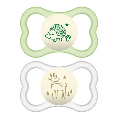 MAM Air Night 2pk Pacifier Unisex - 6+Months