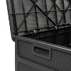 Emma and Oliver 120 Gallon Plastic Deck Box for Outdoor Patio Storage & Deck Organization - 4 of 4