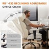 CAVINAS Ergonomic Desk Chair with Retractable Footrest, High Back Executive Office Chair, Adjustable PU Leather Computer Chair with Swivel Wheels - 2 of 4